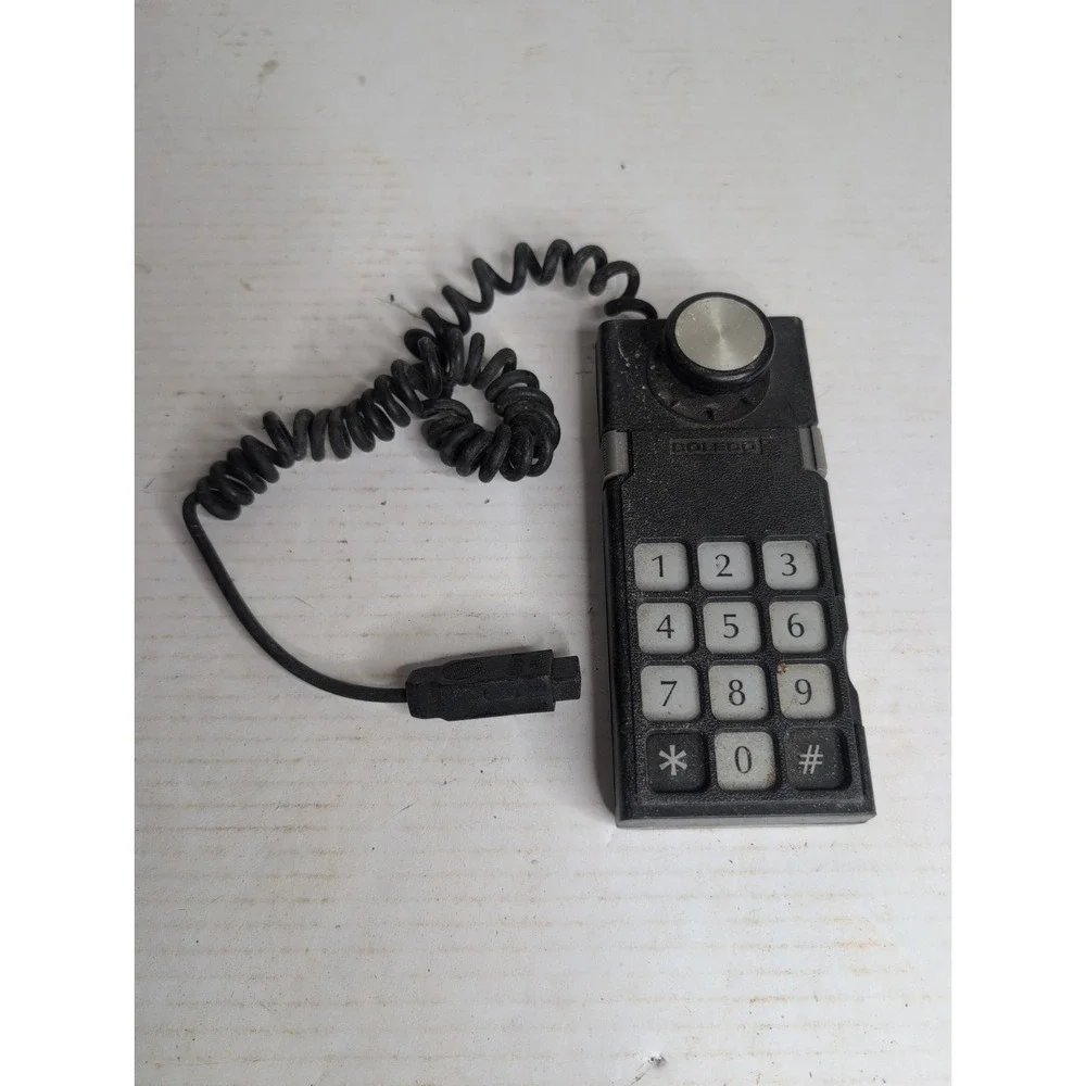 Vintage Coleco Controller Joystick for ColecoVision Console Number Pad Keypad